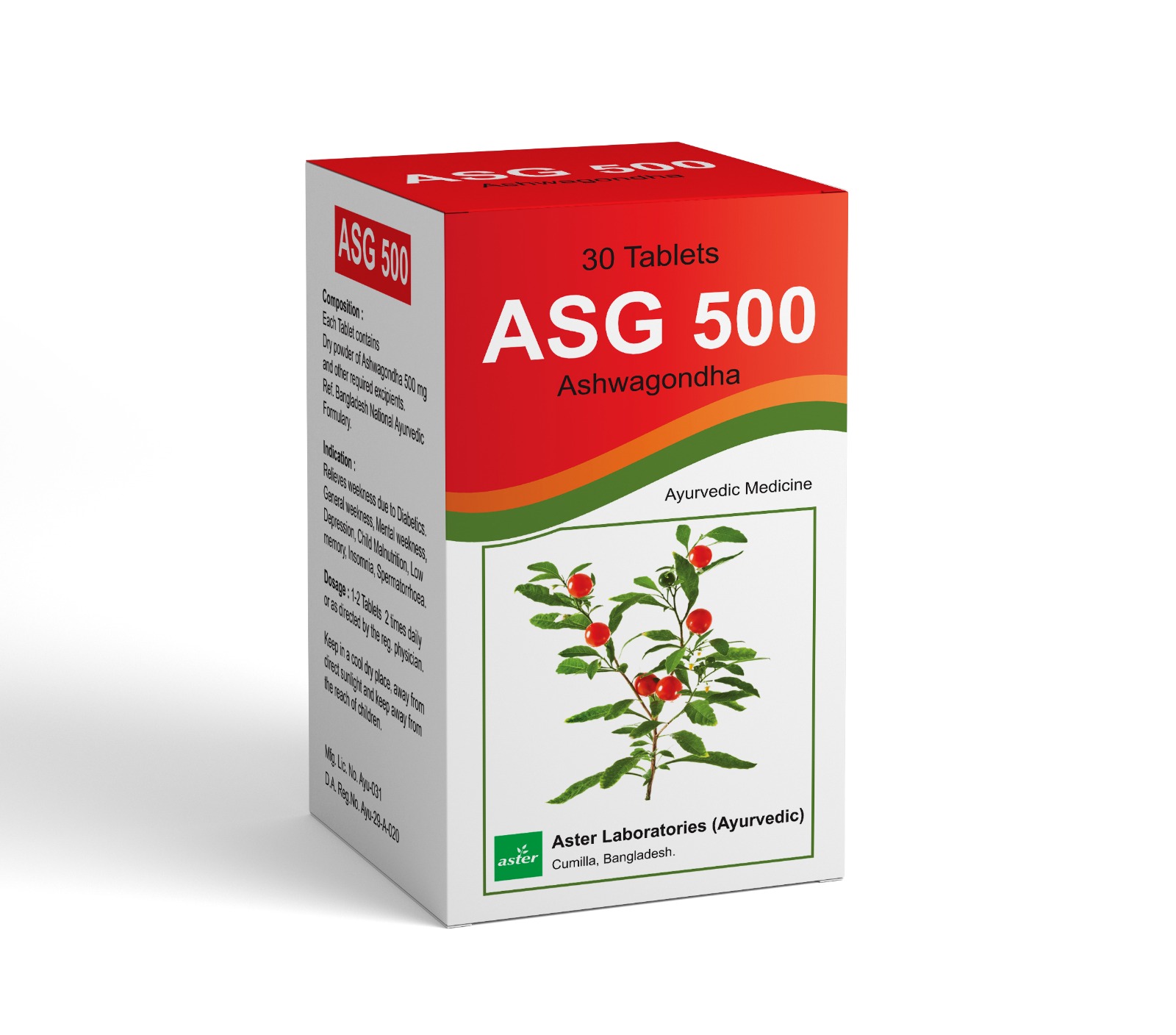 ASG 500 30 Tablets