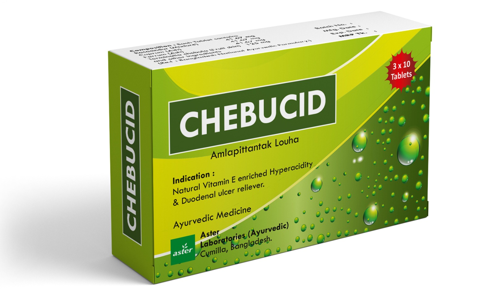 CHEBUCID 3.10 Tablets